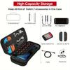 Carrying Case for Switch 2 Model(2025), Portable Carrying Travel Game Bag for Switch 2 Accessories Holds 12 Game Cartridge