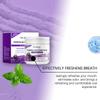 Oralhoe 50g Teeth Whitening Powder Purple Brighten Mint Scent Fresh Breath Remove Stain Oral Hygiene Clean Bleach Teeth Powder