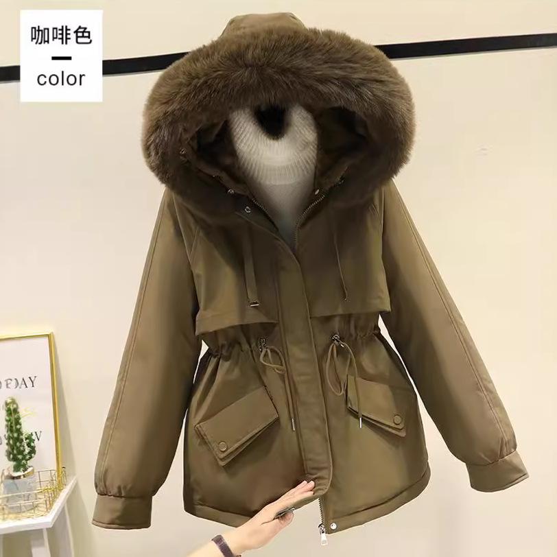 Pie overcome women's long styles, cotton-padded clothes women's winter new loose thickened down cotton-padded jackets