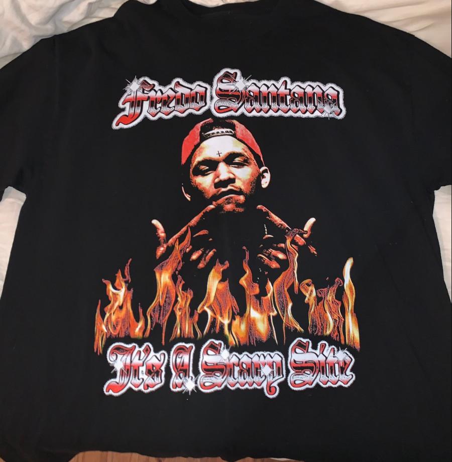 Винтажная футболка It s a Scary Site Fredo Santana Классическая Черная Унисекс S-4XL Унисекс Футболка M