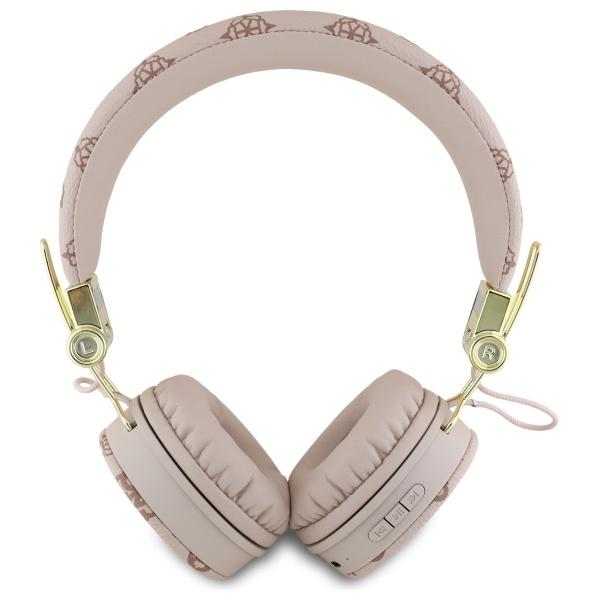 Guess Over-Ear Headphones Bluetooth Enc    Gubh70Eposmw Brown/Brown Peony Script Round Shape