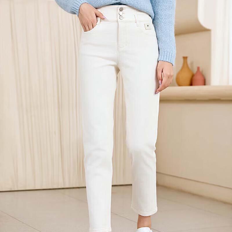 

JESSIE Women s Versatile Straight-Leg Jeans JP4F08BH601 XL