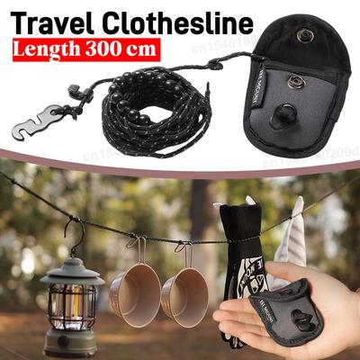 3 M Camping Stretch Wäscheleine Verstellbare Wäscheleine Reise Dehnbare Wäscheleine Sockenleine Tragbare Reise Wäscheleine Kordel