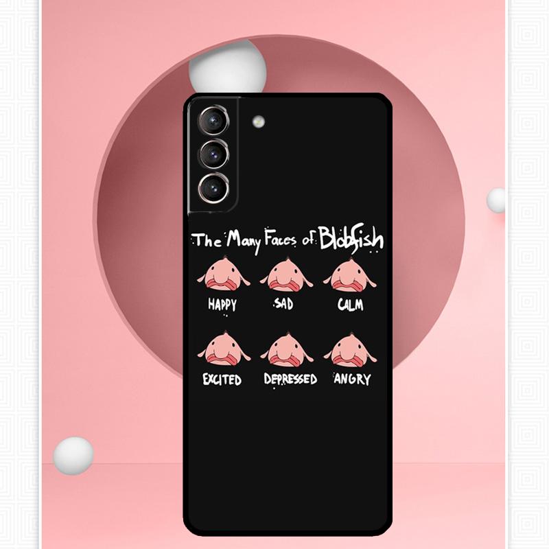 Blobfish Case For Samsung Galaxy S25 Ultra S20 S21 S22 S23 S24 Plus S9 S10 S24 FE S25 FE Cover Funda