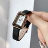 Rectangle Watch Women's New Light Luxury Diamond-encrusted Fashion Rhombus Belt Women's Watch