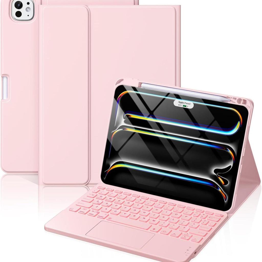 iPad 10th Gen 11" Leather Case with A16 Bluetooth Keyboard & Pen Slot