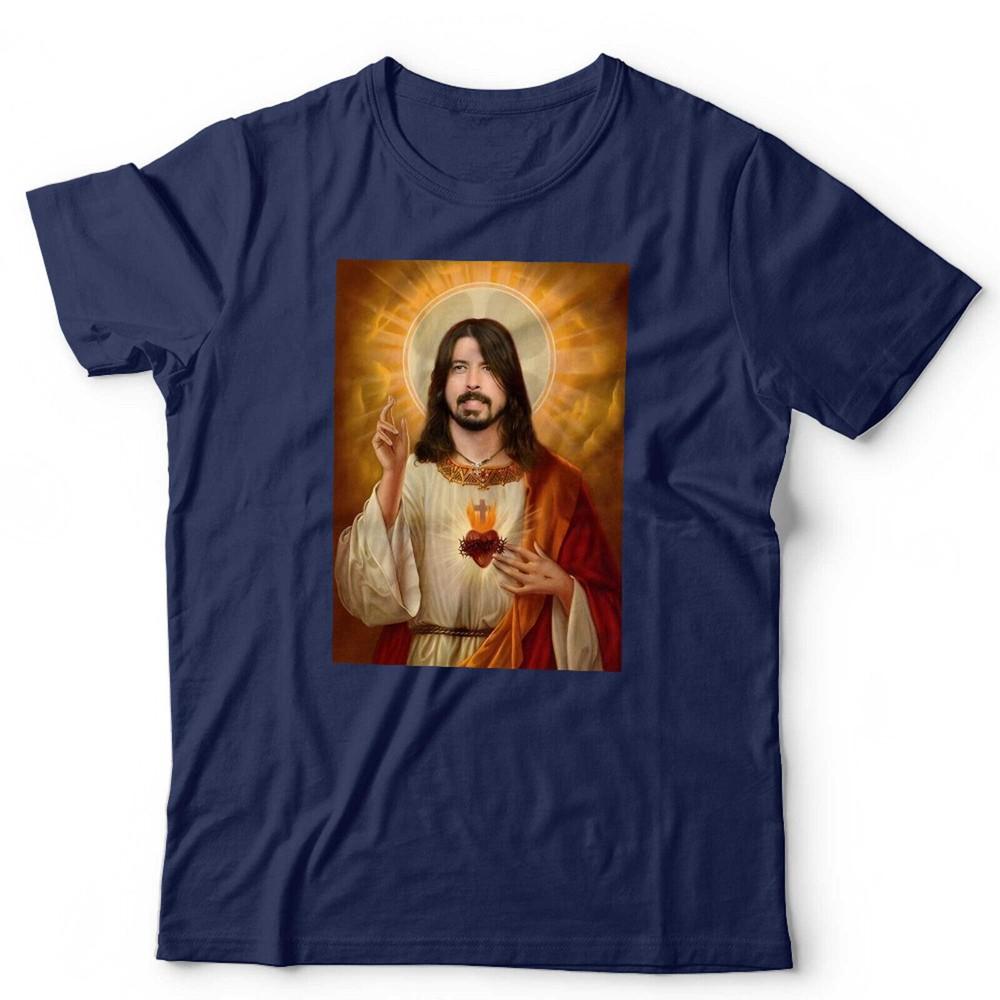 Dave Grohl Tshirt Jesus Unisex Kids Vintage Retro Rock Funny Parody Foo S