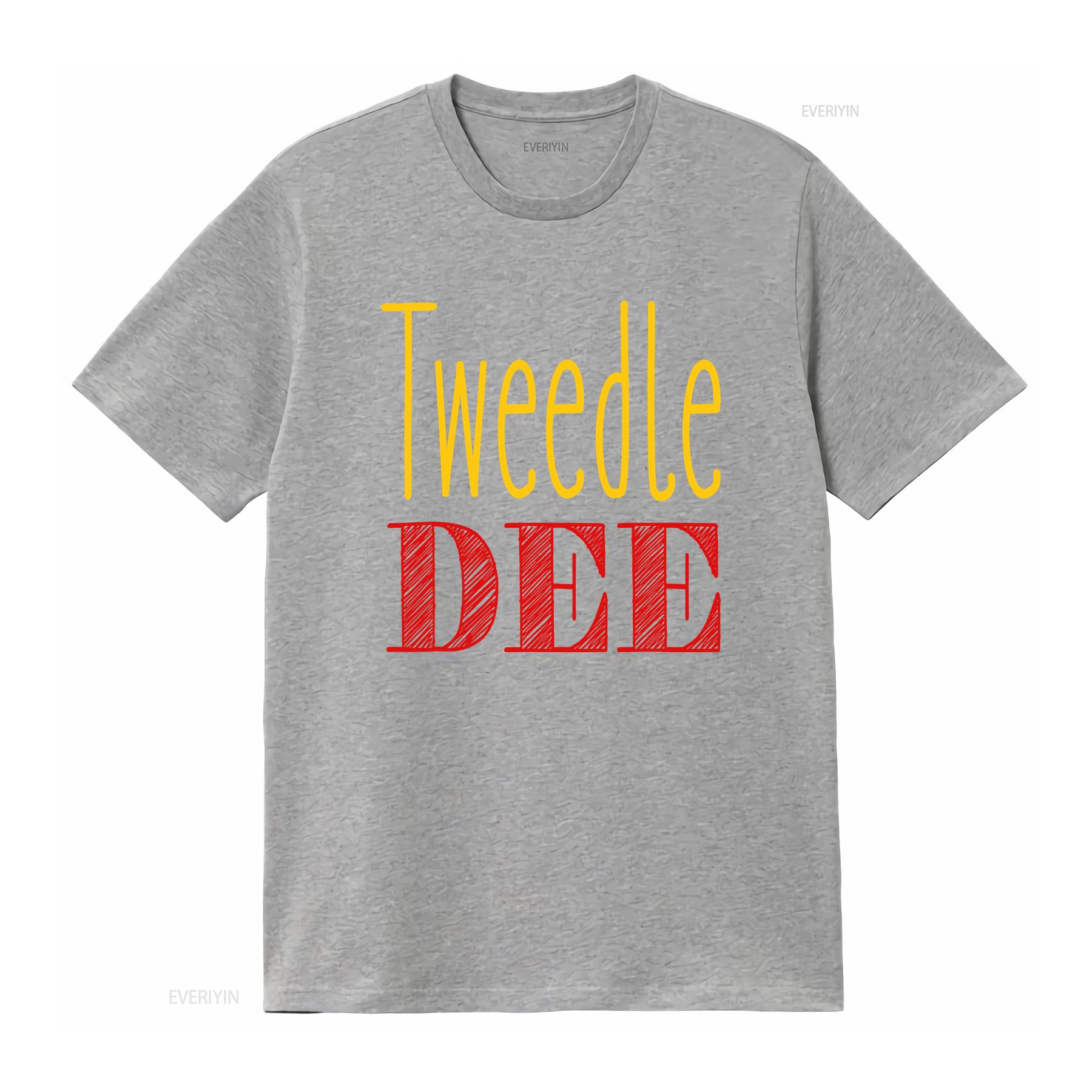 Tweedle Dee T Shirt Halloween Costume vintage Washed Soft Versatile Slightly designer clothes Unisex Breathable graphic S