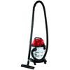 Einhell TH-VC 1820 S Wet and Dry Vacuum Cleaner 1250W Red/Stainless Steel