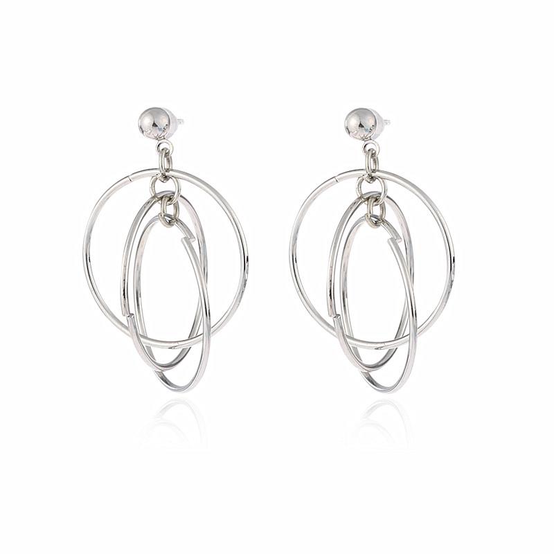Punk Ohrringe Frauen Jungen Legierung Ohrringe Stud Hoop Dangle Star Moon Style