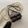 2024 new summer simple fashion shoulder bag retro casual messenger bag women's foreign style portable small square bag women