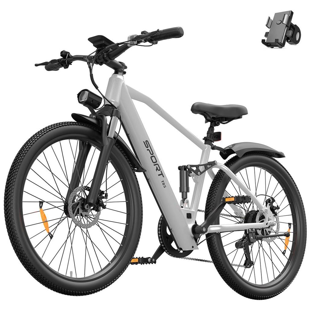TOOFLY T8S Adult Electric Bike 41KM/H Max Speed 48V9.9Ah Battery City Commuting E-Bike 26*1.95 Inch Tire Adults Electric Bicycle