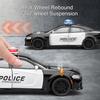 1:32 Scale Charger Toy Models Miniature Police Cars Alloy Diecast with Light Music Rubber Tires Vehicles Boys Educational Toys