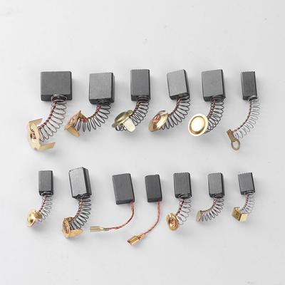 2Pcs Mini Drill Electric Grinder Replacement Carbon Brushes Spare Parts For Electric Motors Rotary Tool 13 Styles