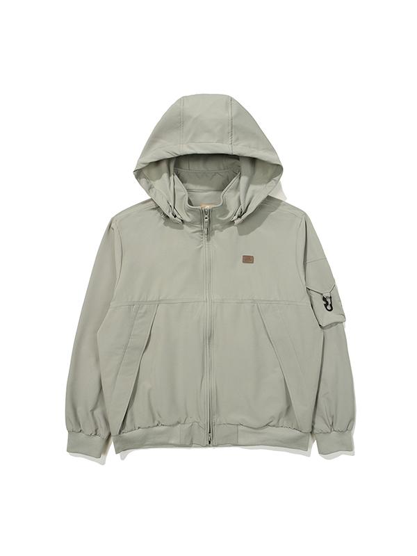 Bbc Earth Stretch Brush Hoodie Detachable Jacket_Olive