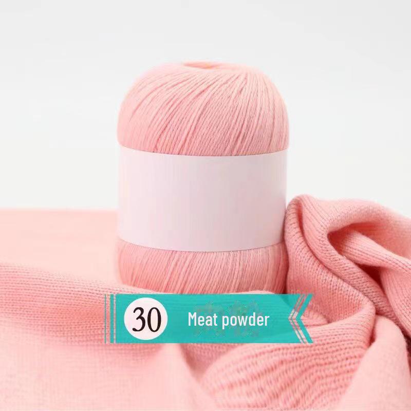 Hand-woven Cashmere Yarn - 3 Ply Soft Wool for Sweaters - Spot Processed Ball of Yarn