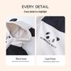 MOMOCO Boys' Winter Fleece-Lined Hooded Panda Jacket