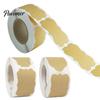 Blank Gift Tags for Packaging Label Stickers, Self‑Adhesive Tag Stickers 250 Labels Per Roll, Assorted Mailing Small Business Shapes Jars, Bottles,