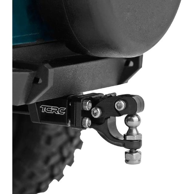 Metal RC Bumper Trailer Hitch Tow Hook Receiver kit for TRX4M Defender Bronco 1/18 RC Crawler Upgrades