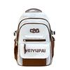 Blocked Color Simple Letter Print Student Backpack Shoulder Bag Set For School