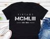 Vintage Born In 1953 T-Shirt, Roman Numerals Tee, 1953 Year Of Birth Shirt, 69th Birthday Gift