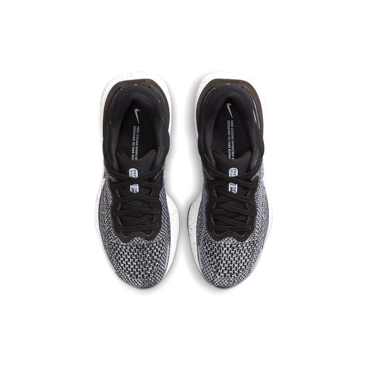 Nike  ZoomX Invincible Run Flyknit White Black Women Sneakers Grey CT2229-103