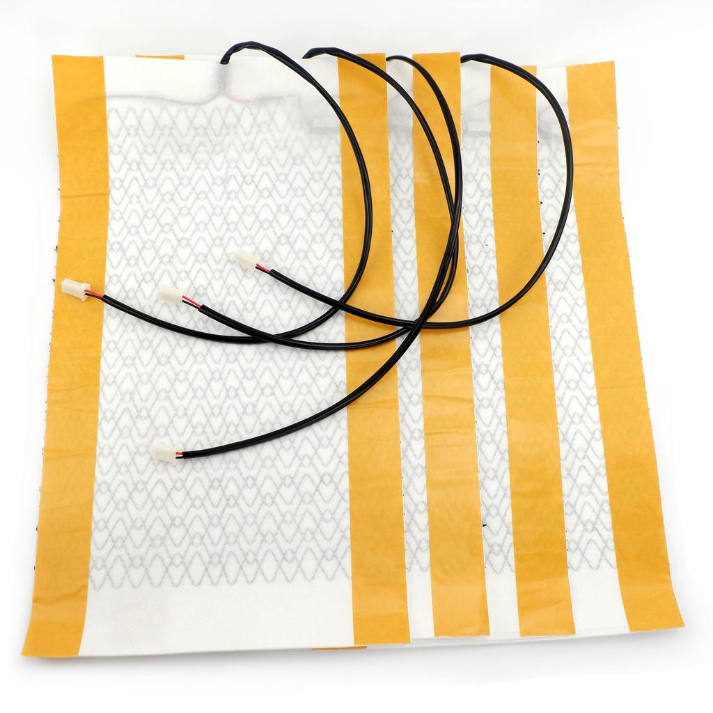 12V 4pcs 2 Set 2pcs 1set 1pc Carbon Fiber Heated Seat heating Heater Pads Winter Warmer Covers Universal for Car