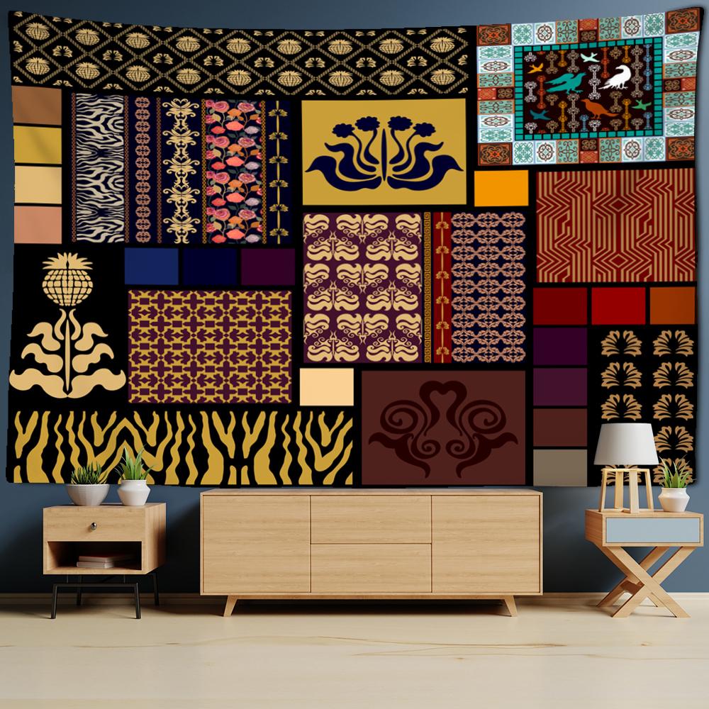 Mandala Tapestry Wall Hanging Bohemian Style Carpet Pattern Tapiz Hippie Bedroom Dormitory Room Decor