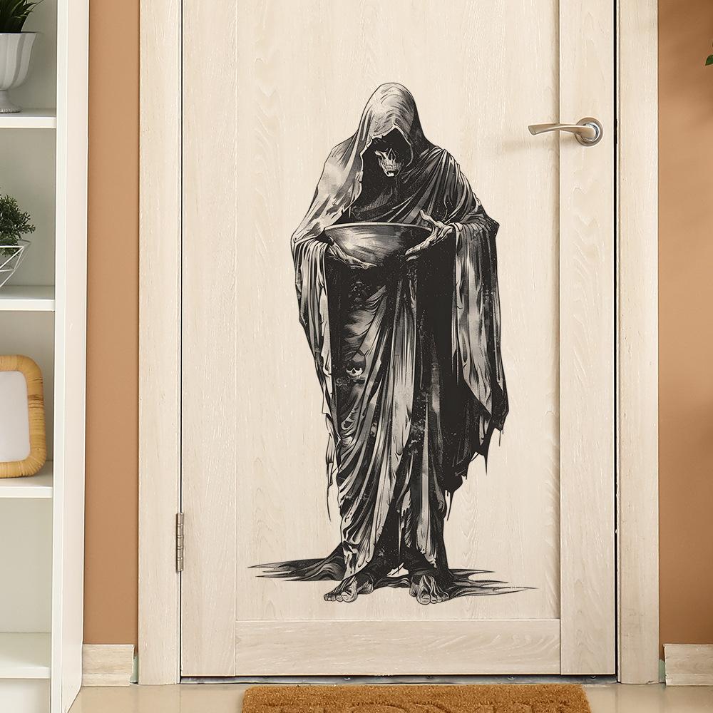 Halloween Magic Wizard Bedroom Living Room Porch Home Decoration Wall Stickers