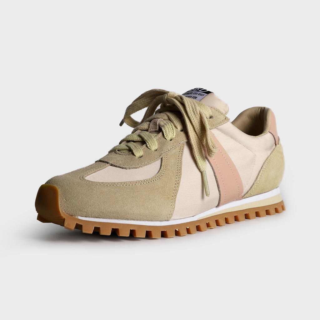 2025 autumn new models, color matching front lace-up platform versatile high-heeled sports shoes, daily casual dad shoes for women