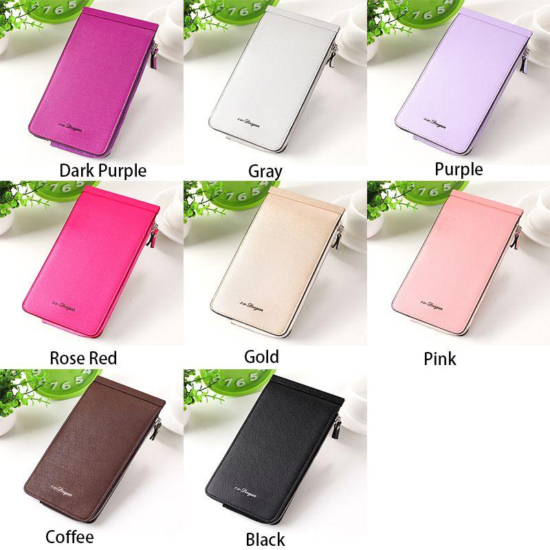 Stylish And Durable Women Fashion Pu Leather Wallet With Multiple Credit Card Slots