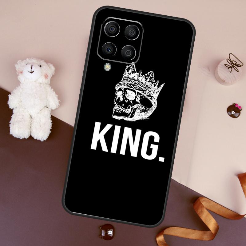 

Cute King Queen Crown Case For Samsung Galaxy M11 M31 M21 M53 M13 M32 M52 M15 M35 M55 M14 M34 M54 M06 M16 M36 M56 Samsung M06