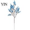 Realistic Silk Flowers for Stands Artificial Fall Indoor Outdoor Decor, Weatherproof Autumn Floral Flexible Stems Flower Vases Arrangements with Home