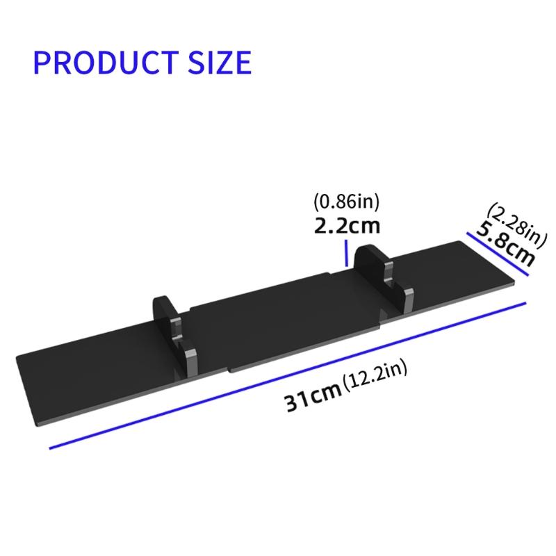 Acrylic Gaming Stand Holder For Remote Player Devices Secure Double Slot Base Compatibility With Tablets And Keypanel