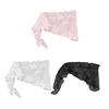 Multiuse Lace Trimmed Triangular Head Scarf Flower Hairband For Women Theme Event Gathering Photography Handkerchief