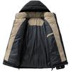 Men's 2025 Thickened Down Cotton Hooded Winter Jacket for Cold Protection Workwear