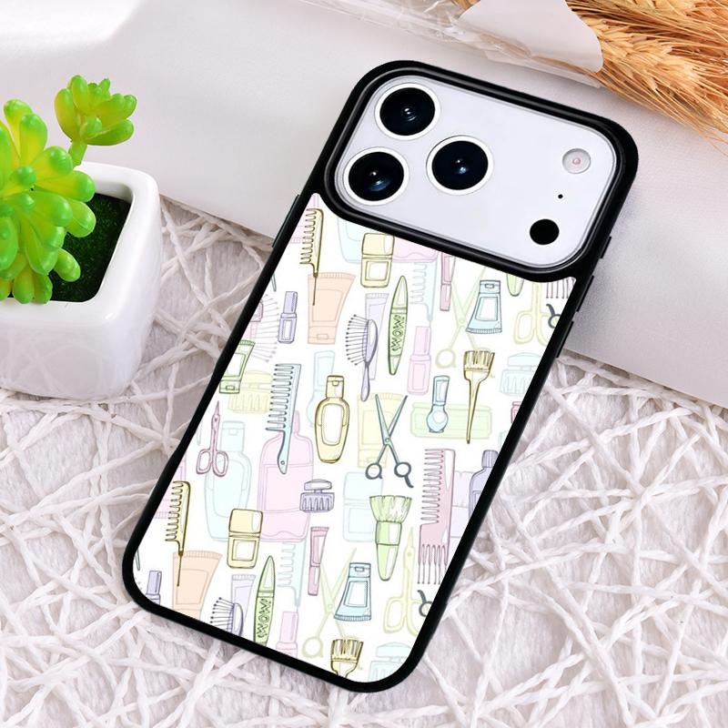Hair Stylist Hairdresser Phone Case for iPhone 17 Air 16 15 11 12 14 13 Pro Max Shockproof Cover