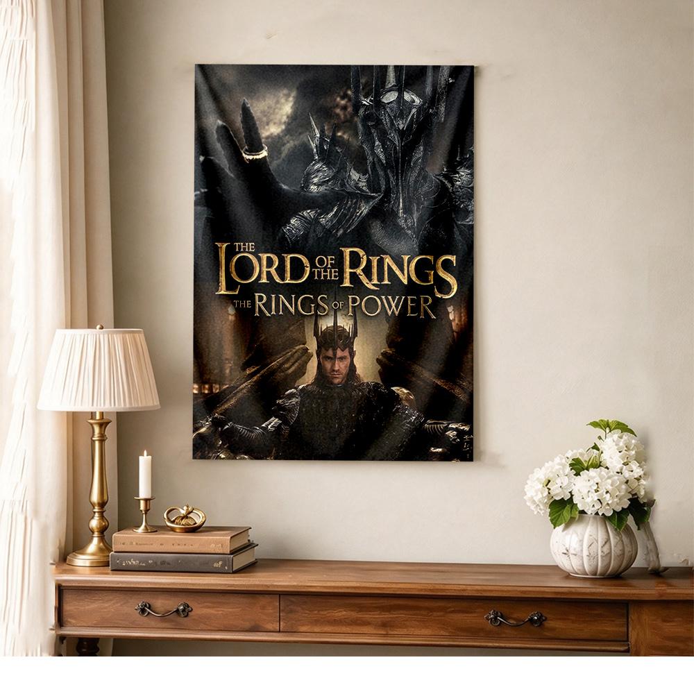 Lord Rings Boho Wall Tapestry Nordic Minimal Designed for Living Room Bedroom Reading Corner All Season Exotic Pattern Perfect Gift for Dorm Roommate