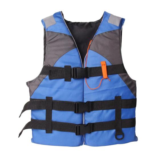 Life Vest with Retractable Seat Belts Reflective Films Life Waistcoat Buoyancy Over 100N Safety Flotation Garment