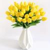 Hoge Kwaliteit PU Tulp Kunstbloemen voor Huis, Hotel, Bruiloft en Fotografie Props - Realistische en Elegante Decoratie