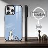 Simons Cat Phone Case For iPhone17,16,15,14,13,12,11 Plus,Pro Max Magnetic For Magsafe Wireless Charging