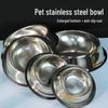 Non-Slip Stainless Steel Dog Bowl - Anti-Tip, Drop-Resistant for Medium To Large Dogs