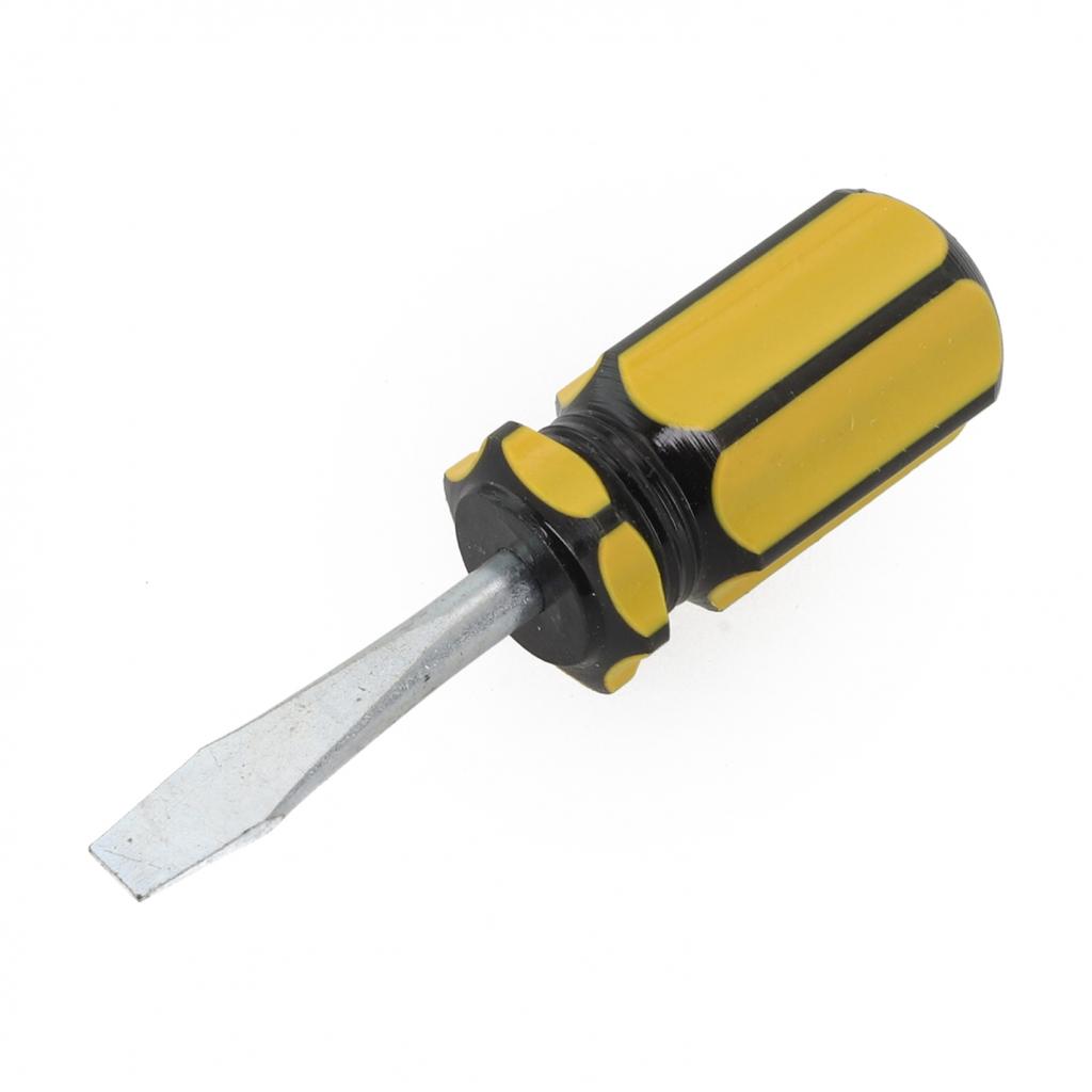 6mm Flat Head Screwdriver Short Handle High Torque for Precision Work