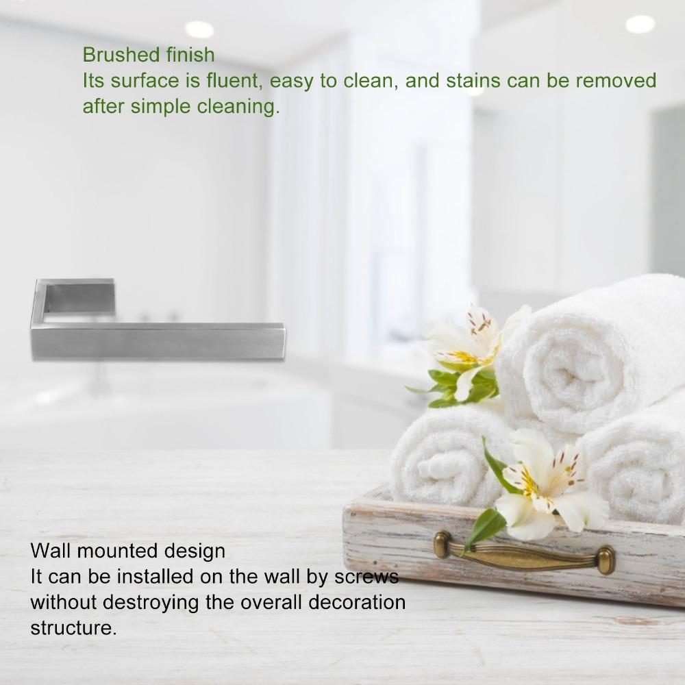 Corrosion Resistant Towel Bar Stainless Steel Hand Towel Holder Durable Towel Holder  Space Saving