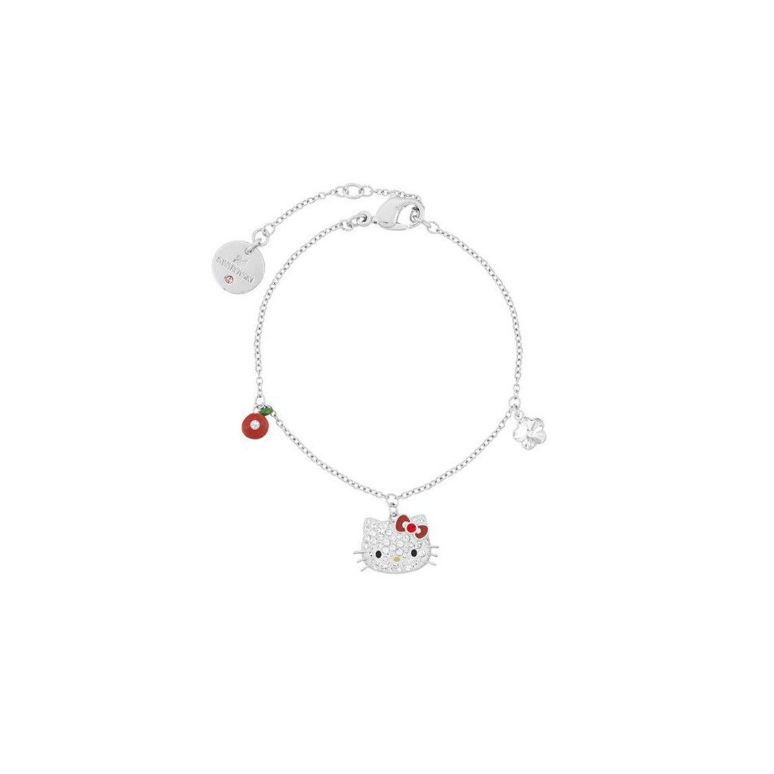 

Swarovski Hello Kitty Apple Flower Bracelet Women bracelet 5075270 Silver,F
