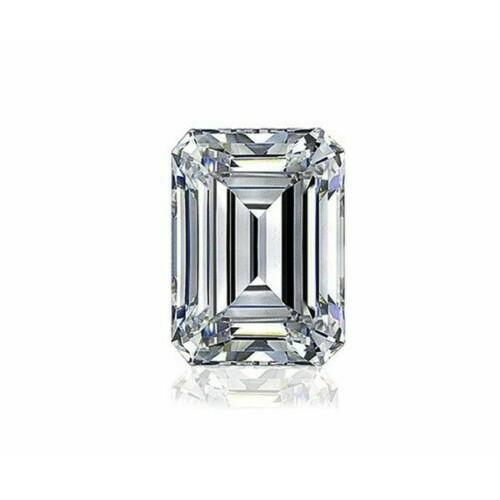 3.51 Ct Emerald 8x10 MM Synthetic Moissanite D Color Loose Diamond