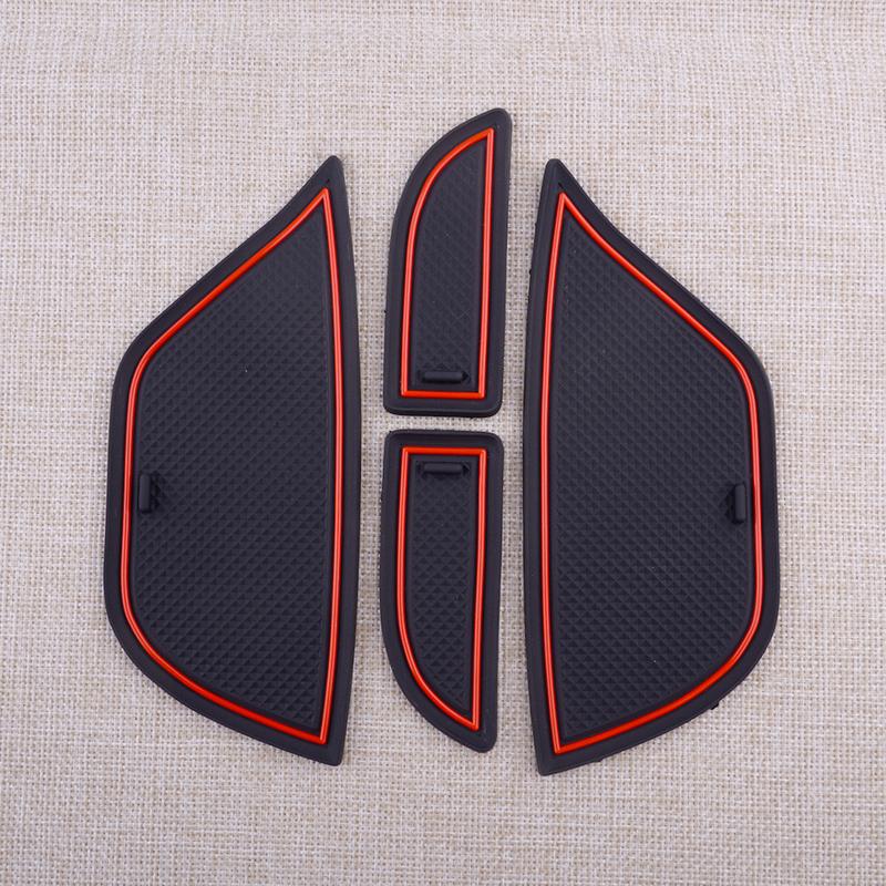 1 Set Interior Door Gate Slot Cup Mat Pad LHD Fit for MG MG4 EV -