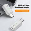 Kopfhöreradapter USB-C auf Audioadapter USB Typ C Stecker auf Buchse Kopfhörerkonverter Headset-Verstärkeradapter für Apple