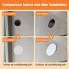 White Hole Plug Plastic Hole Cover Plate New Wall Hole Decoration  Flat Aesthetic Finish Adaptable