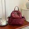 Schoolbag1011 New College Style Commuter Backpack Casual Fashion Retro Women's Backpack Personality Trend Small School Bag